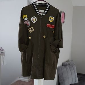 Womens patched jacket